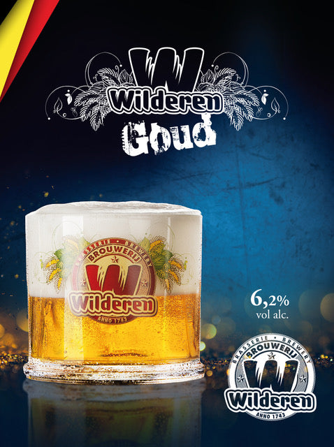 Wilderen Goud Tins Advertising sign